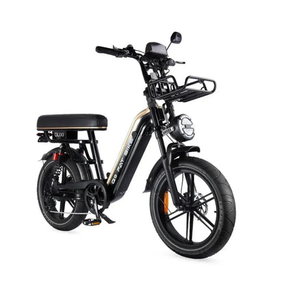Ouxi Q9 (Lage instap) 2026 - Fatbike - Special Edition Black & Gold - Rijklaar/Doos