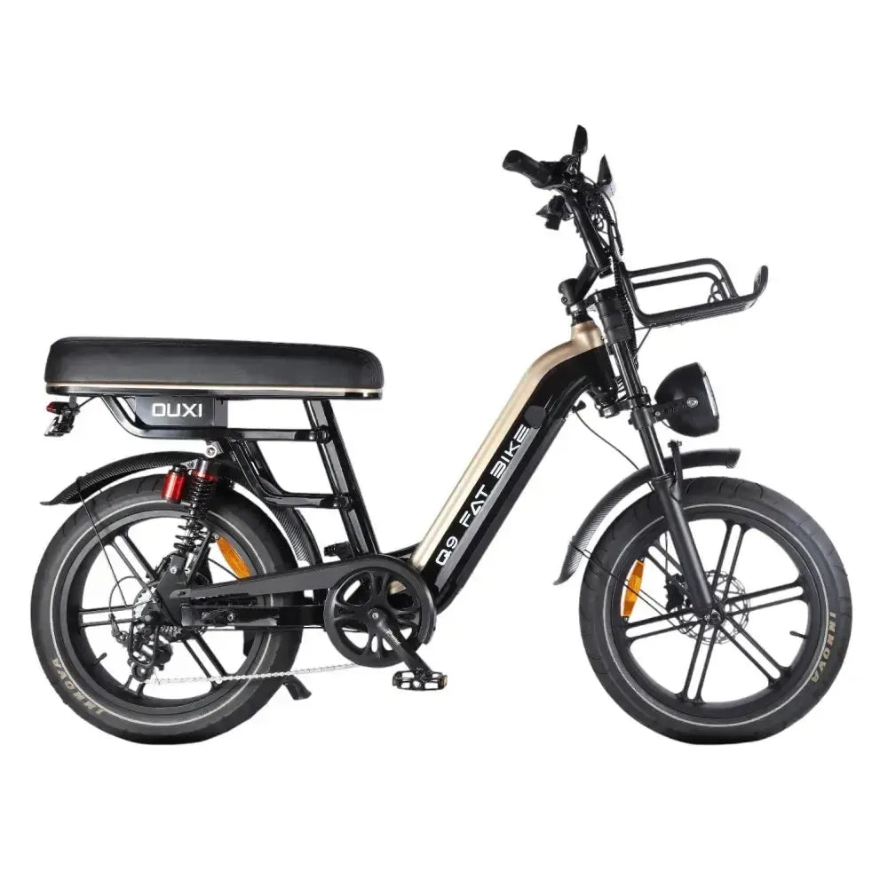 Ouxi Q9 (Lage instap) 2026 - Fatbike - Special Edition Black & Gold - Rijklaar/Doos