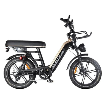Ouxi Q9 (Lage instap) 2026 - Fatbike - Special Edition Black & Gold - Rijklaar/Doos