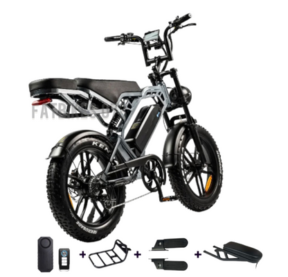 Qmwheel V20 PRO 10.0 2026 - Fatbike  - Special Edition Dark Grey - Rijklaar/Doos