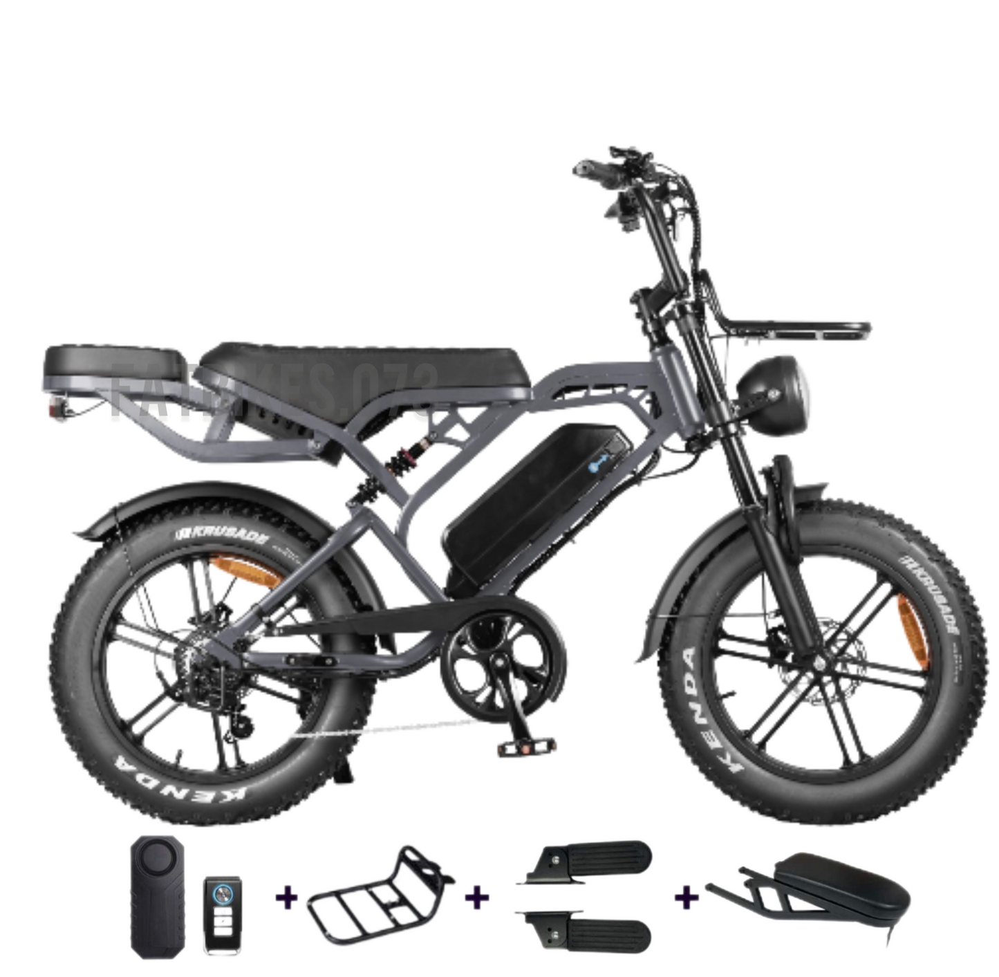 Qmwheel V20 PRO 10.0 2026 - Fatbike  - Special Edition Dark Grey - Rijklaar/Doos