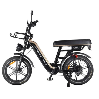 Ouxi Q9 (Lage instap) 2026 - Fatbike - Special Edition Black & Gold - Rijklaar/Doos