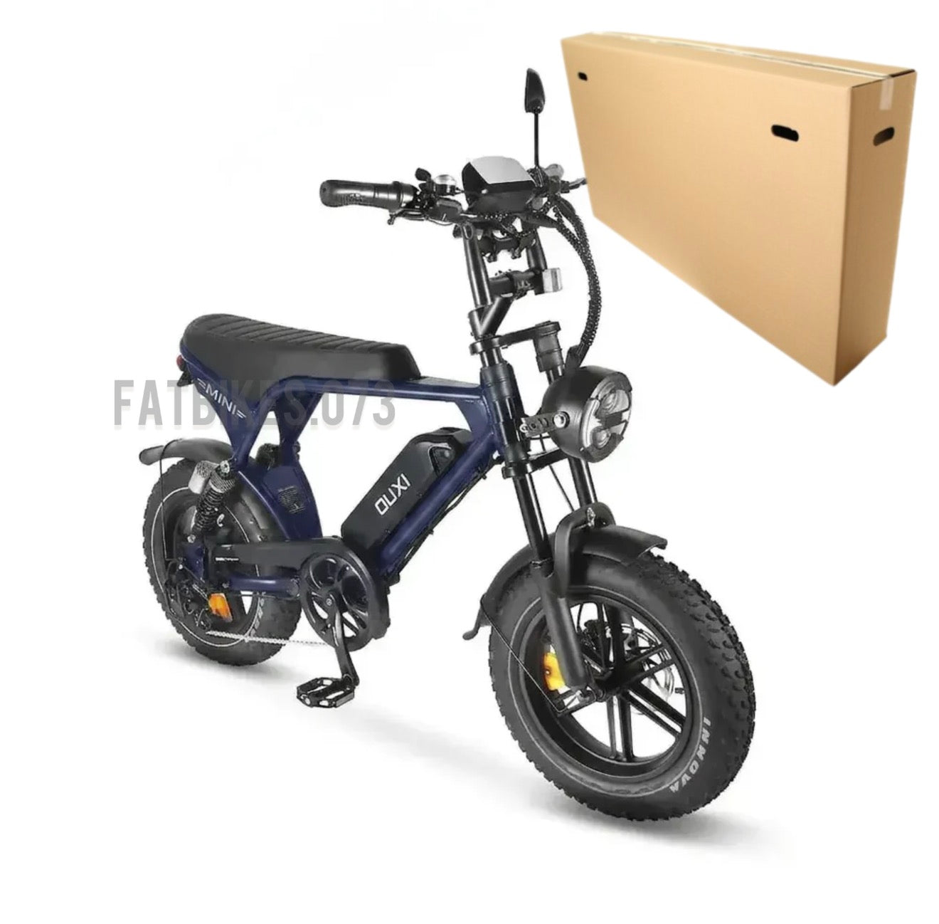Ouxi V8 Ultra Mini 2026 - Fatbike - Special Edition Navy Blue - Rijklaar/Doos