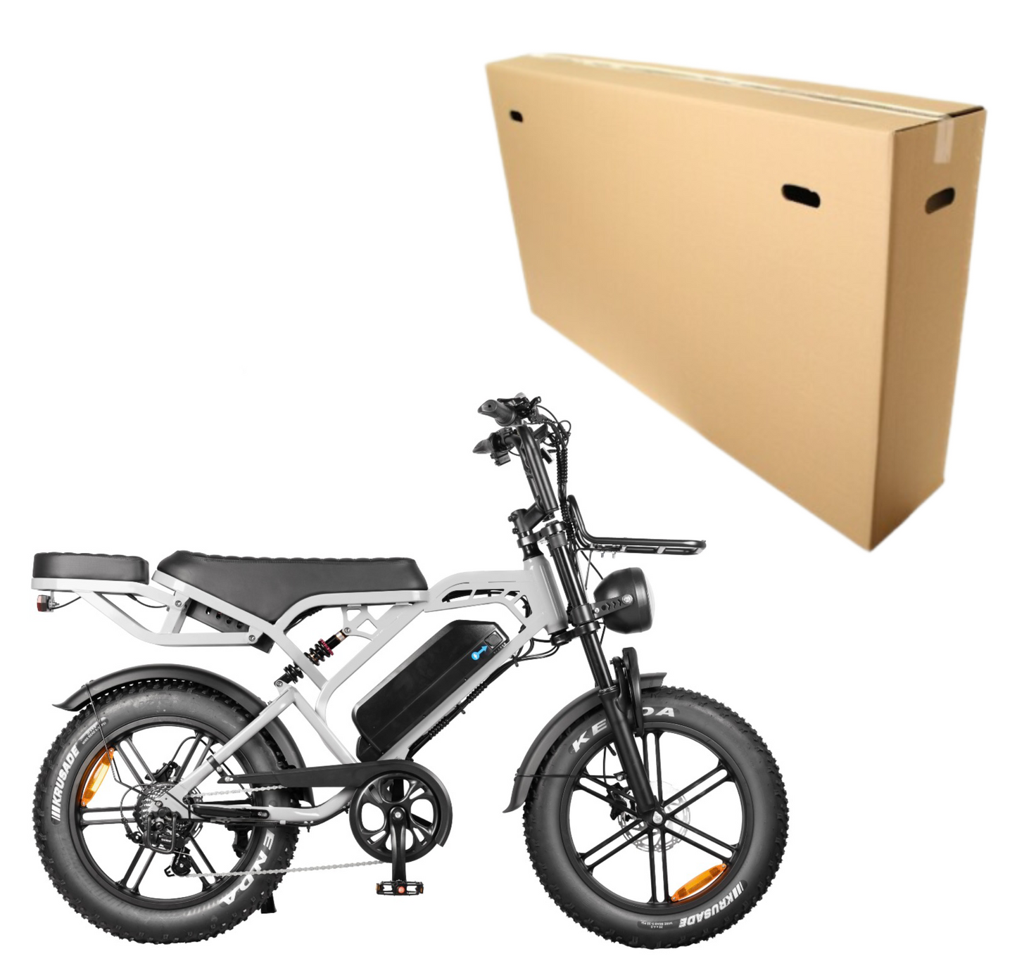 Qmwheel V20 PRO 10.0 2026 - Fatbike  - Special Edition Nardo Grey - Rijklaar/Doos