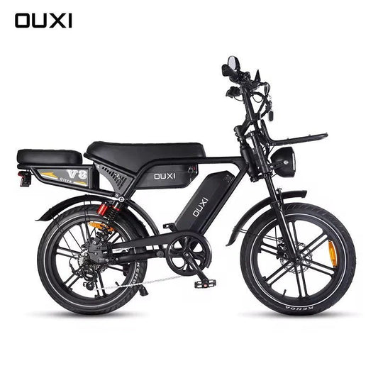 Ouxi V8 Ultra Max (Dubbele Accu) 2026 - Fatbike - Special Edition Black - Rijklaar/Doos